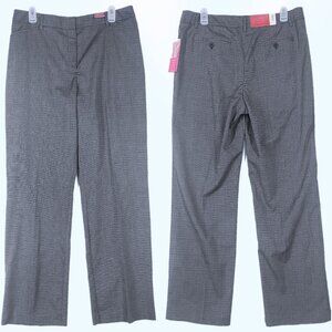212 Collection NWT Pants sz 14 Straight leg,Crosshatch Natural fit Lightweight
